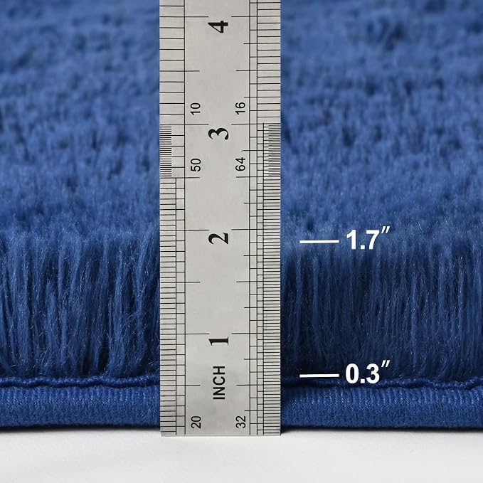 Deerhoo Large Shag Area Rugs 8 x 10, Plush Fuzzy Rugs - Image 2