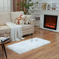 EasyJoy Ultra Soft Fluffy Shaggy Area Rug Faux Fur Rug Chair Cover Seat Pad by EasyJoy