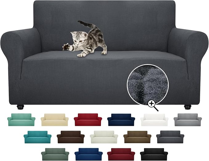 ZNSAYOTX Super Stretch Couch Cover Love Seat Sofa Covers by ZNSAYOTX