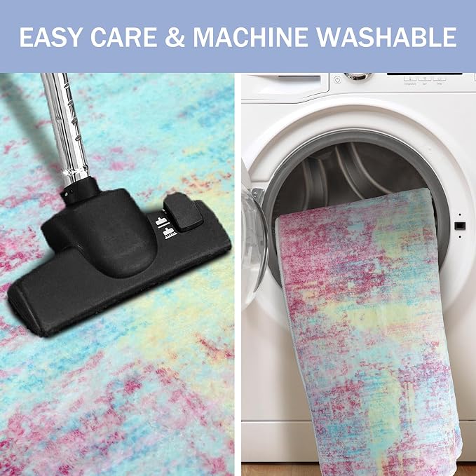 IOHOUZE Abstract Area Rugs 9x12 Ft Washable Large Rugs - Image 3