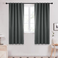 Deconovo Blackout Curtains, Thermal Insulated, W42 x L63 2 Panels, Back Tab by Deconovo