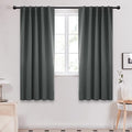 Deconovo Blackout Curtains, Thermal Insulated, W42 x L72 2 Panels, Back Tab by Deconovo