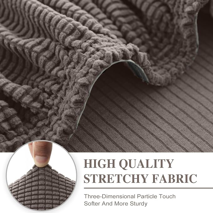 Couch Cushion Covers for Sectional Sofa L Shape Washable Separate Seat Chaise - Image 4