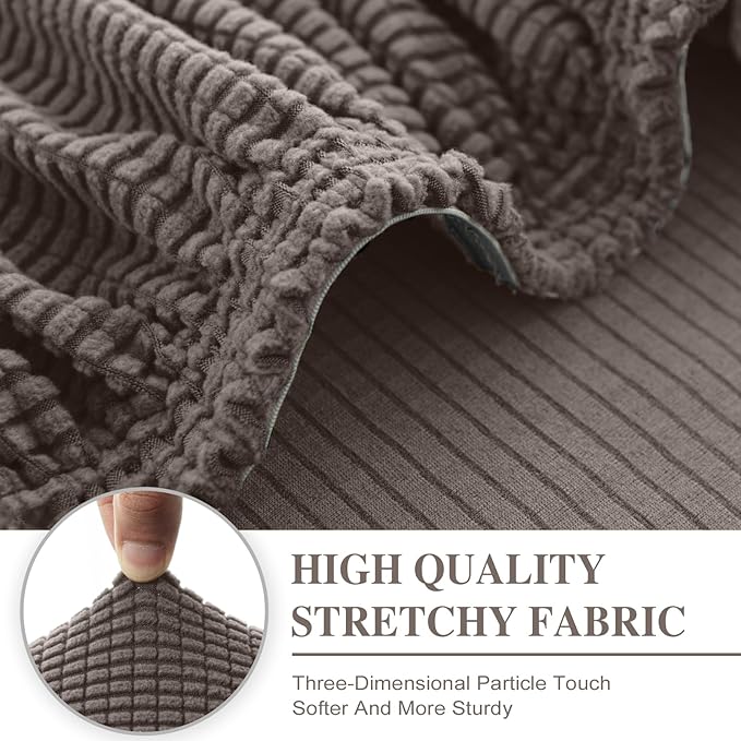 Couch Cushion Cover Chaise Lounge Cover Washable Separate Seat Chaise Couch - Image 4