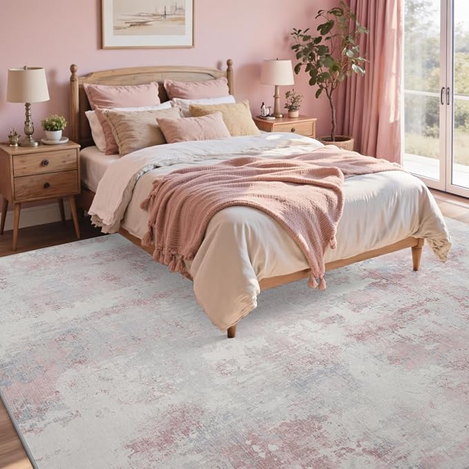 8x10 Ft Large Area Rugs for Living Room, Soft Non-Slip Washable Rugs Modern - Image 4