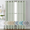 H.VERSAILTEX Linen Curtains Natural Linen Blended Curtain Panels by HVERSAILTEX
