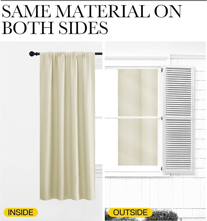 NICETOWN Room Darkening Curtains - Image 6