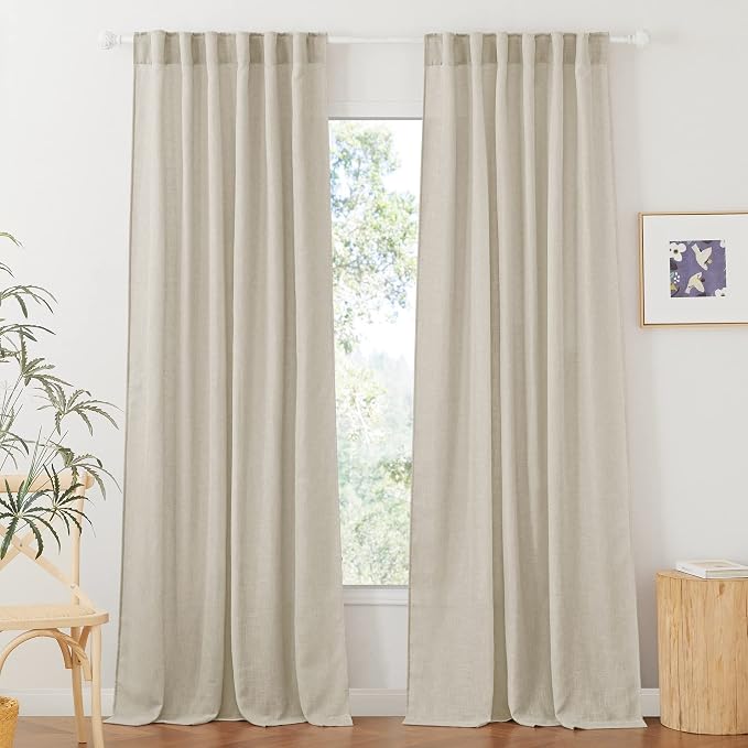 RYB HOME Sheer Curtains 95 inches Long by RYBHOME