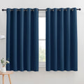 NICETOWN Thermal Insulated Moroccan Blue Blackout Curtains by NICETOWN
