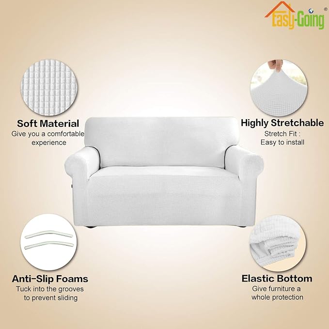 Easy-Going Stretch Oversized Sofa Slipcover 1-Piece Sofa Cover Furniture - Image 3