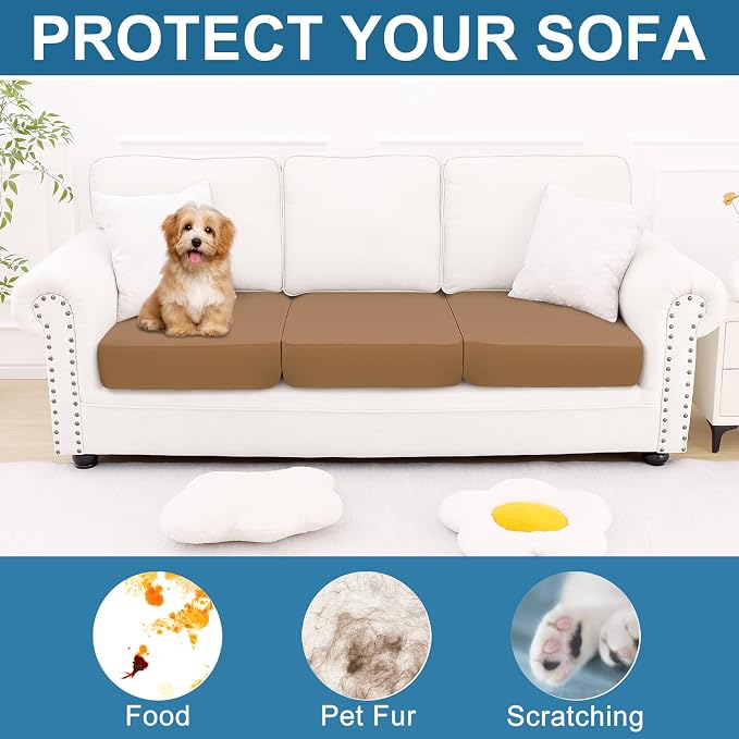 Smiry Printed Couch Cushion Covers, Stretch Soft Couch Covers - Image 7