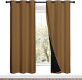 NICETOWN 100% Blackout Window Curtain Panels, 2 Pieces, 42-inch Wide Per Panel by NICETOWN