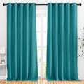 NICETOWN Peacock Teal Blackout Curtains & Drapes by NICETOWN