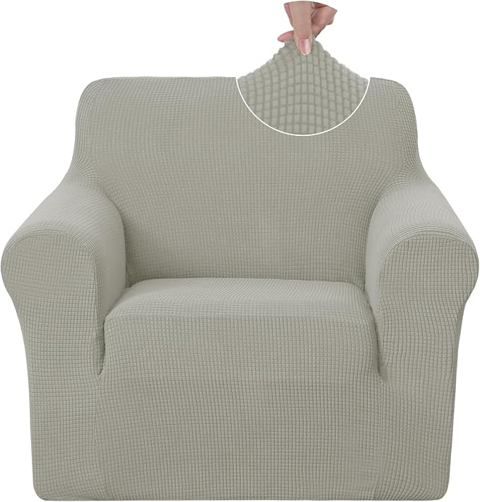 U-NICE HOME Stretch Recliner Chair Cover, Pet Friendly Armchair Slipcover by U-NICEHOME