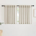 RYB HOME Sheer Linen Curtains, Small Light & Privacy Semi Translucent Curtains by RYBHOME