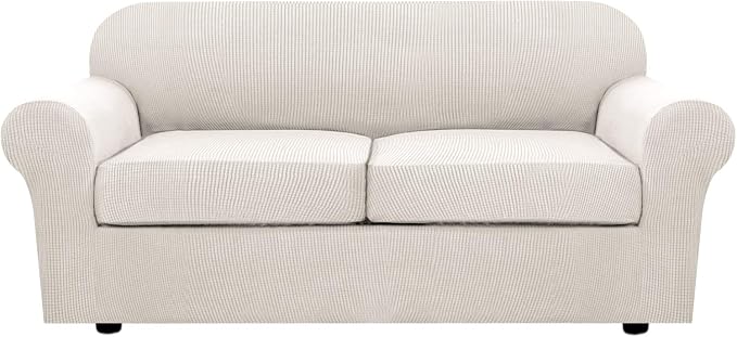 H.VERSAILTEX 3 Piece Stretch Sofa Covers by HVERSAILTEX