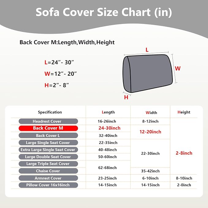 Couch Cushion Covers for Sofa Couch Covers Wear-Resistant Universal Sofa Cover - Image 3