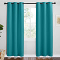 NICETOWN Room Darkening Curtains 78 inch Length 2 Panels, Peacock Teal by NICETOWN