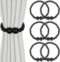 Magnetic Curtain Tiebacks, 6 Pack Curtain Holdbacks by KLOGTSINDDirect