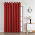 Joydeco Red Custom Solid Single Blackout Curtain by JOYDECO