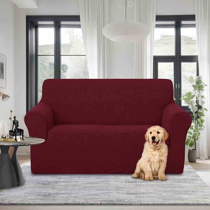 U-NICE HOME Loveseat Cover Stretch Couch Cover Sofa Cover Sofa Slipcover - Image 2