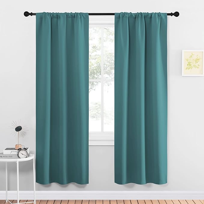 NICETOWN Blackout Curtains for Living Curtains, Three Pass Microfiber Noise by NICETOWN