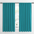 NICETOWN Peacock Blue Blackout Curtains Panels by NICETOWN