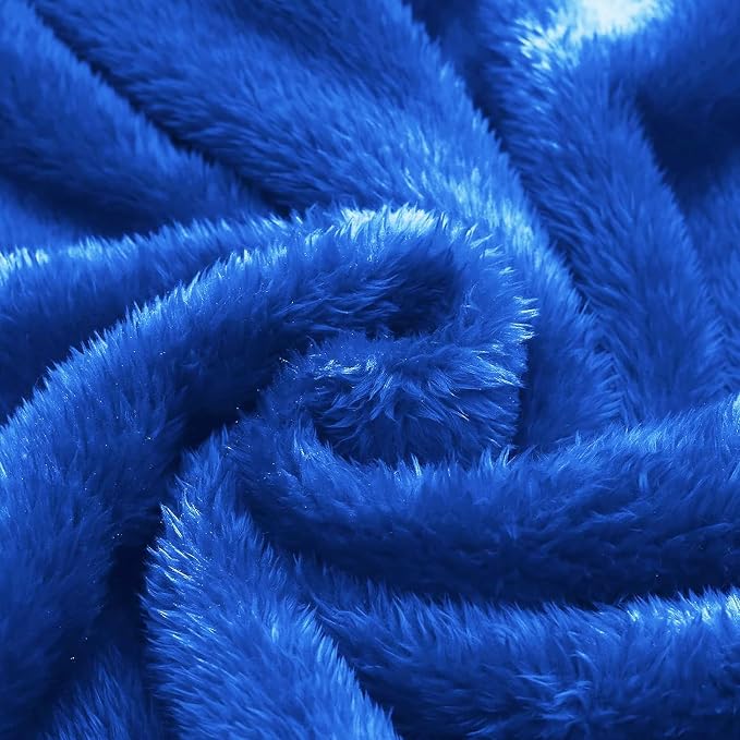 Exclusivo Mezcla Plush Fuzzy Fleece Throw Blanket, Super Soft, Fluffy and Warm - Image 9