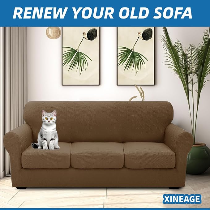 XINEAGE New 4 Pieces Couch Covers - Image 2