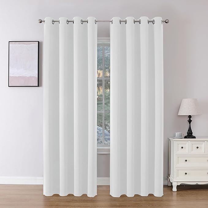 Joydeco Blackout Curtains 95 Inch Length 2 Panels Set, Thermal Insulated by JOYDECO