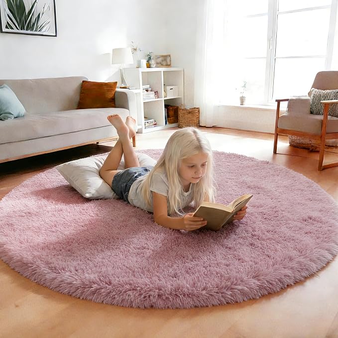 yulidayang Fluffy Round Area Rugs - Image 2