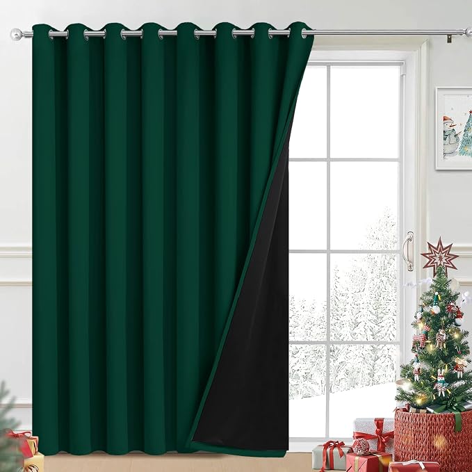 Yakamok 100% Blackout Thermal Insulated Curtains, Noise Reducing Barrier Panel by Yakamok