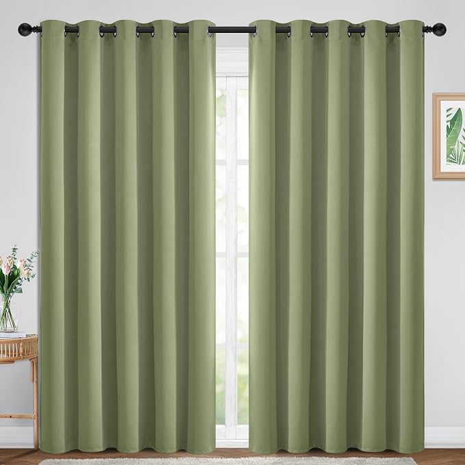 Yakamok 84 Inch Length Blackout Curtains by Yakamok