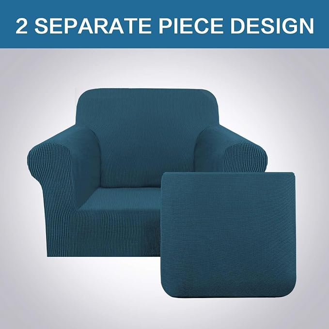 H.VERSAILTEX 2-Pieces Armchair Cover Chair Slipcovers - Image 3