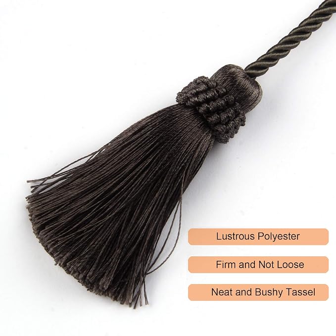 Fenghuangwu Curtain Tiebacks Handmade Decorative Curtain Holdbacks Rope - Image 3