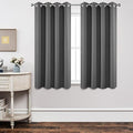 Joydeco Blackout Curtains 63 Inch Length 2 Panels Set, Thermal Insulated Long by JOYDECO