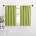 NICETOWN Kitchen Curtains, Fresh Green, Short Blackout Curtains & Drapes by NICETOWN