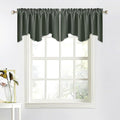 NICETOWN Small Valances for Living Room, Bathroom Window Topper Kitchen by NICETOWN