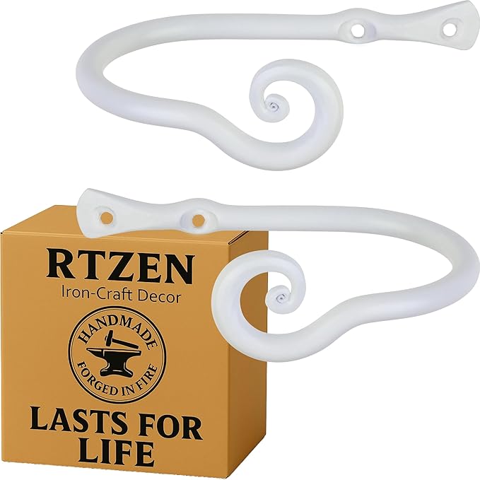 RTZEN Decorative Metal Curtain Tiebacks by RTZEN