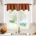 NICETOWN Farmhouse Valance for Kitchen Window by NICETOWN