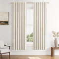 Guken 100% Blackout Curtains 72 Inch Length 2 Panels Set by Guken