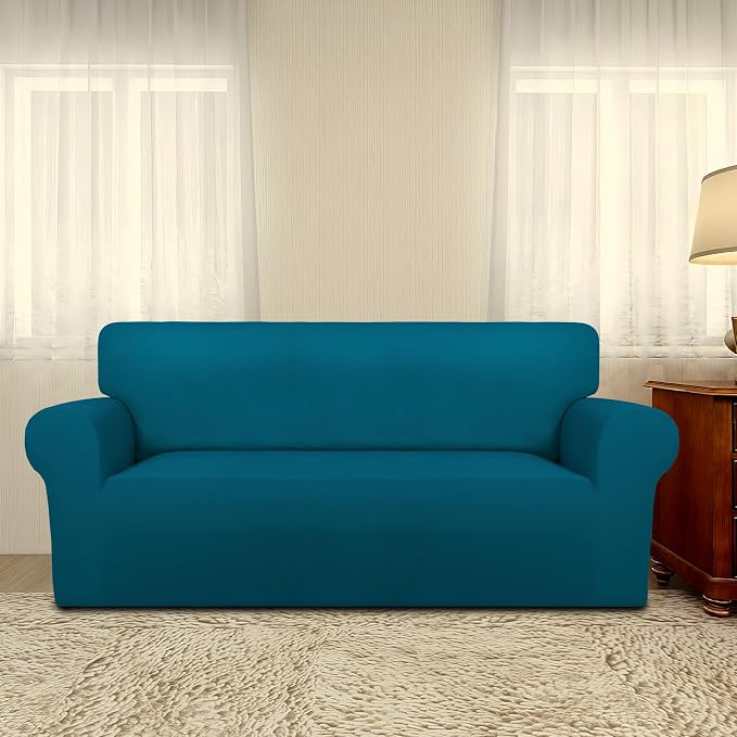 PureFit Super Stretch Sofa Slipcover – Spandex Non Slip Soft Couch Sofa Cover - Image 2