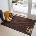 GORILLA GRIP 100% Waterproof All-Season WeatherMAX Doormat, US Designed Natural by GorillaGrip