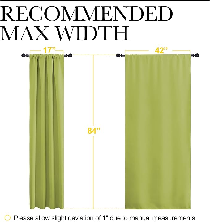 NICETOWN Blackout Curtain Panels - Image 8