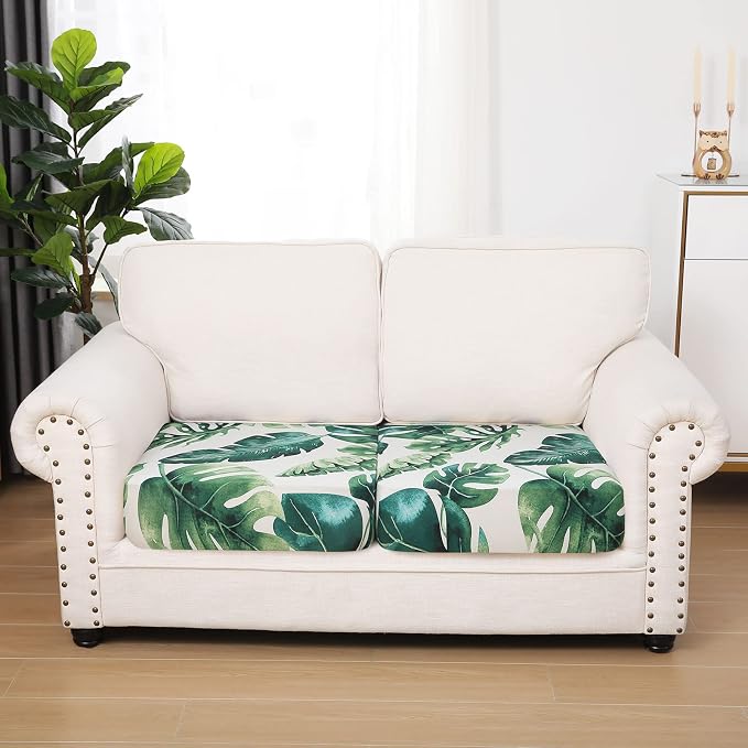hyha Printed Couch Cushion Covers, Floral Sofa Covers Washable - Image 5