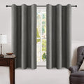 MIULEE Linen Blackout Curtains and Drapes 100% Room Darken Thermal Insulated by MIULEE