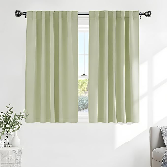 PONY DANCE Short Blackout Curtains by PONYDANCE