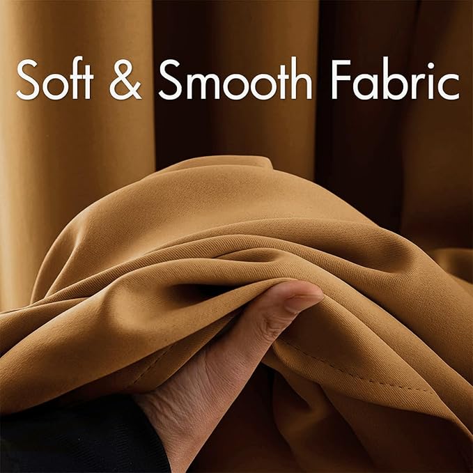 MIULEE Blackout Curtains for Bedroom Living Room Thermal Insulated Room - Image 3