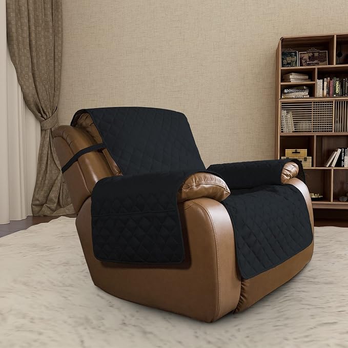 Easy-Going Oversized Recliner Chair Slipcover Reversible Sofa Cover Water - Image 2