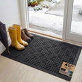 GORILLA GRIP 100% Waterproof All-Season WeatherMAX Doormat, US Designed Natural by GorillaGrip